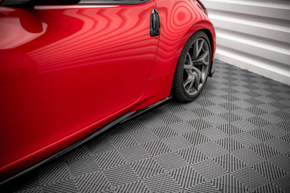 Prahové lišty Nissan 370Z Facelift carbon look