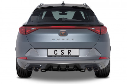 Spoiler pod zadní nárazník, difuzor CSR - Cupra Formentor carbon look lesklý