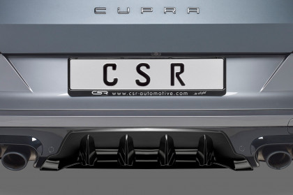 Spoiler pod zadní nárazník, difuzor CSR - Cupra Formentor carbon look lesklý
