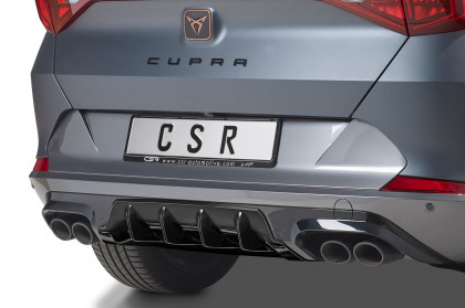 Spoiler pod zadní nárazník, difuzor CSR - Cupra Formentor carbon look lesklý