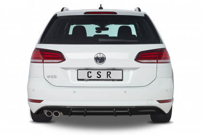 Spoiler pod zadní nárazník, difuzor CSR -Golf 7 Variant GTD černý lesklý