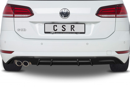 Spoiler pod zadní nárazník, difuzor CSR -Golf 7 Variant GTD carbon look lesklý