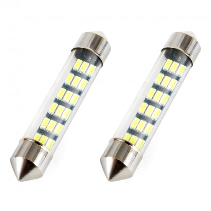 LED STANDARD 3014 18SMD Festoon C5W C10W C3W 41mm White 12V