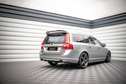 Spoiler zadního nárazníku Volvo V70 Mk3 černý lesklý plast