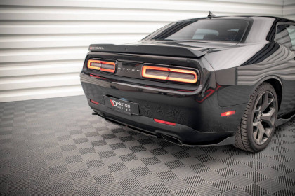 Splittery zadní boční Dodge Challenger RT Mk3 Facelift černý lesklý plast