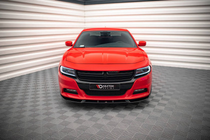 Spojler pod nárazník lipa V.1 Dodge Charger RT Mk7 Facelift černý lesklý plast