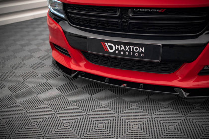 Spojler pod nárazník lipa V.1 Dodge Charger RT Mk7 Facelift černý lesklý plast