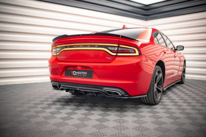 Spoiler zadního nárazníku Dodge Charger RT Mk7 Facelift černý lesklý plast