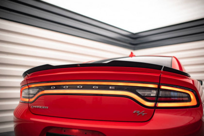 Prodloužení spoileru Dodge Charger RT Mk7 Facelift černý lesklý plast