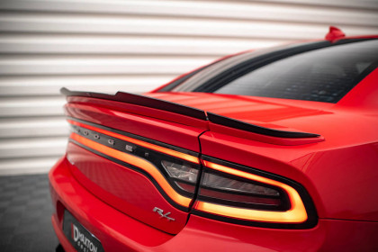 Prodloužení spoileru Dodge Charger RT Mk7 Facelift černý lesklý plast