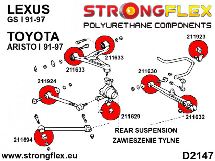 216268B: Zestaw zawieszenia tylnego