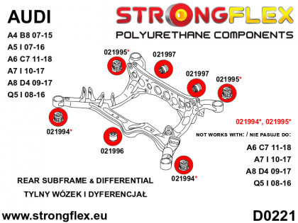 021994B: Tuleja tylnego wózka – przednia