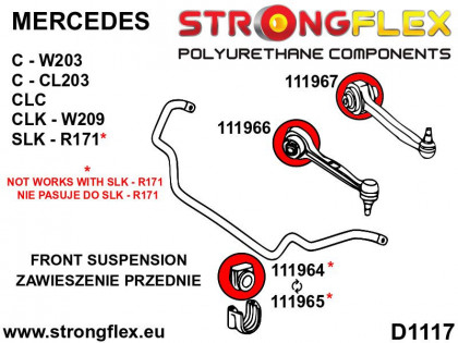 111964A: Tuleja stabilizatora przedniego SPORT