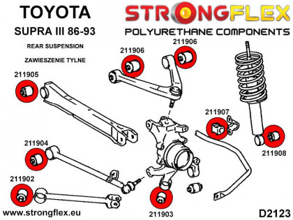 211908A: Tuleja amortyzatora tylnego SPORT