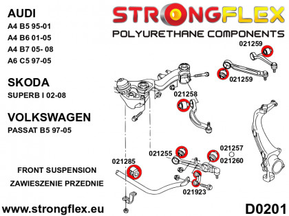 021260A: Tuleja wahacza przedniego dolnego zewnętrzna 37mm SPORT