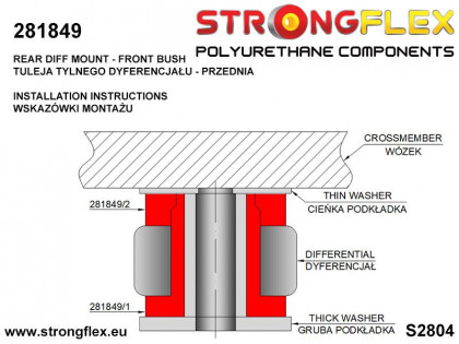 286218B: Kompletny zestaw zawieszenia