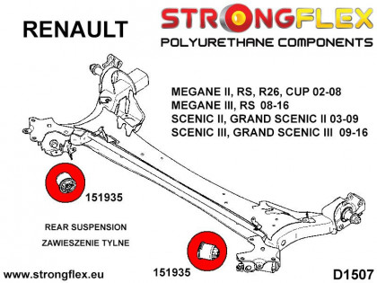 151935A: Tuleja belki tylnej SPORT