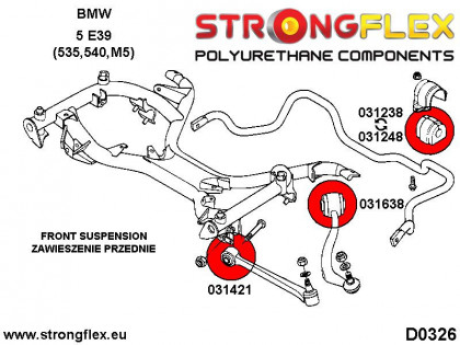 036233B: Kompletny zestaw zawieszenia E39 Sedan