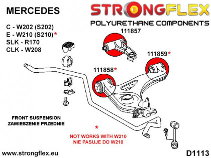 111859B: Tuleja wahacza przedniego dolnego - tylna