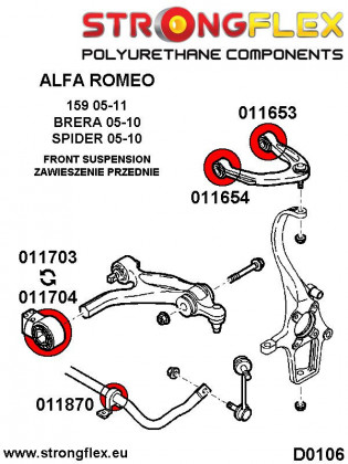 011870B: Tuleja stabilizatora przedniego