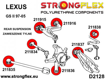 211838A: Tuleja stabilizatora tylnego SPORT