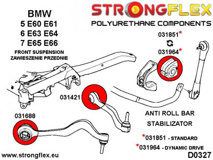031851A: Tuleja stabilizatora przedniego SPORT