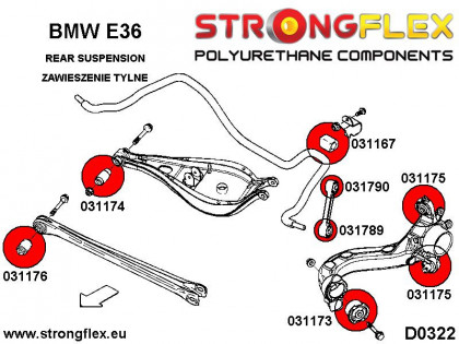 031789A: Tuleja łącznika stabilizatora tylnego na stabilizator SPORT