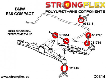 031789A: Tuleja łącznika stabilizatora tylnego na stabilizator SPORT