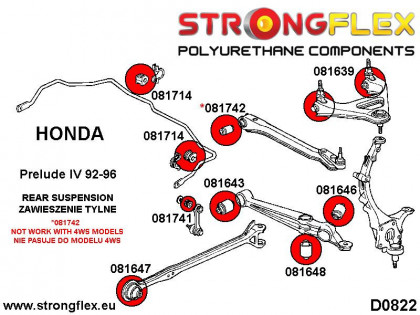 081741A: Tuleja łącznika stabilizatora tylnego SPORT