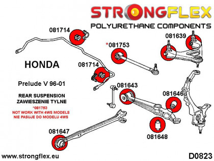 081714B: Tuleja stabilizatora tylnego