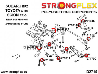 271699A: Tuleja belki tylnej SPORT