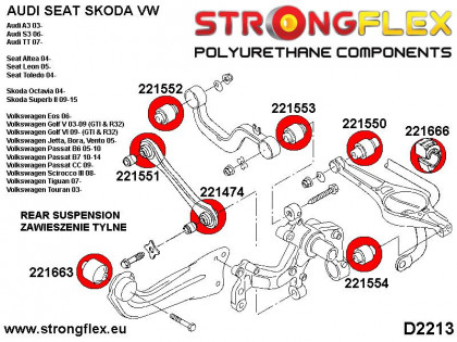 Silentblok zadního stabilizátoru SPORT 221666A