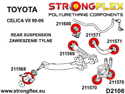 216162B: Zestaw tylnego zawieszenia