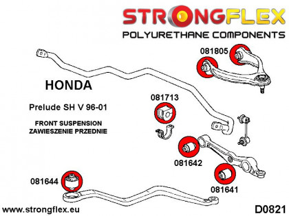 081642A: Tuleja wahacza przedniego dolnego wewnętrzna (model SH) SPORT