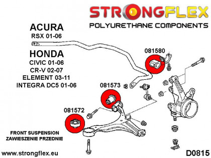 081580A: Tuleja stabilizatora przedniego SPORT