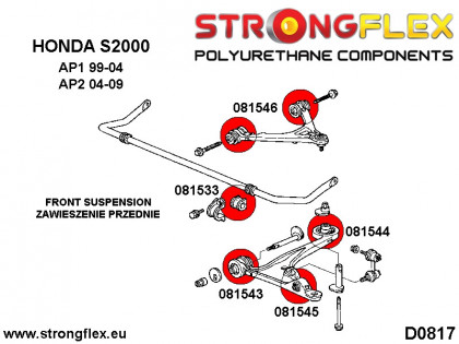 081533A: Tuleja stabilizatora przedniego SPORT