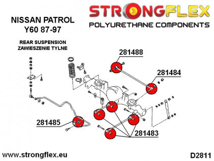 286132B: Zestaw zawieszenia tylnego