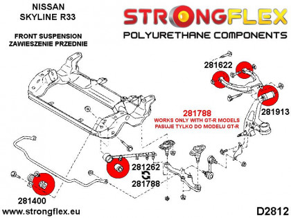 281400A: Tuleja stabilizatora przedniego SPORT