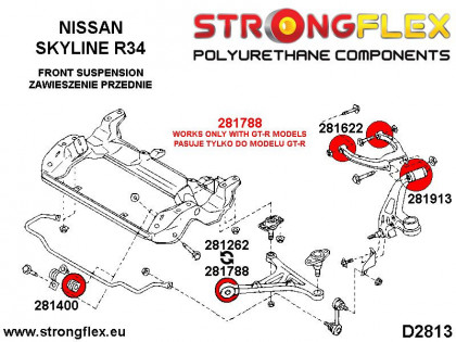 281400A: Tuleja stabilizatora przedniego SPORT