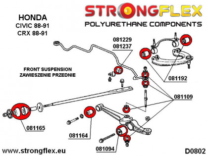 081109B: Tulejka łącznika stabilizatora - przekładka