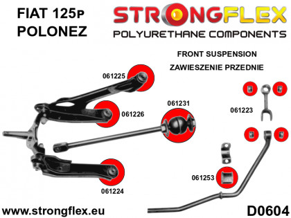 061253A: Tuleja stabilizatora przedniego SPORT