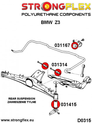 Silenblok zadního stabilizátoru SPORT 031167A