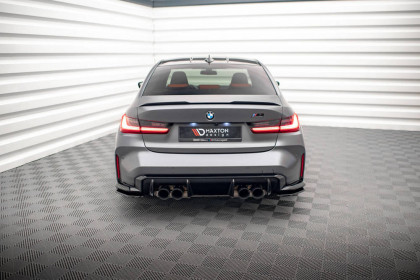 Splittery zadní boční V.1 BMW M3 G80 černý lesklý plast