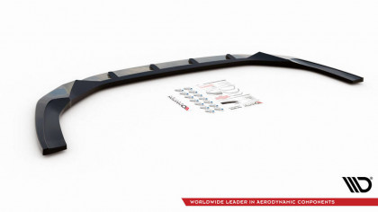 Spojler pod nárazník lipa V.1 Audi RS3 8Y černý lesklý plast