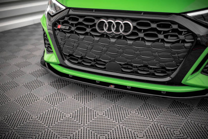 Spojler pod nárazník lipa V.2 Audi RS3 8Y černý matný plast
