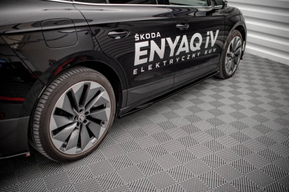 Prahové lišty Škoda Enyaq iV carbon look
