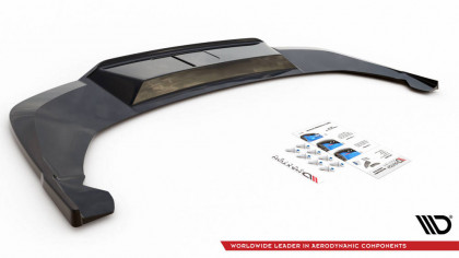 Spoiler zadního nárazníku Škoda Enyaq iV černý lesklý plast