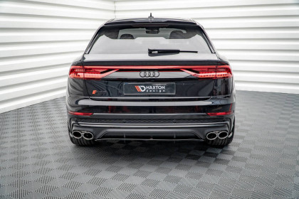 Spoiler zadního nárazníku Audi SQ8 Mk1 černý lesklý plast