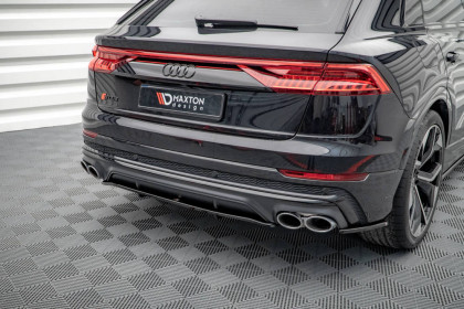 Spoiler zadního nárazníku Audi SQ8 Mk1 černý lesklý plast