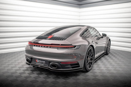 Prodloužení spoileru Porsche 911 Carrera 4S 992 černý lesklý plast